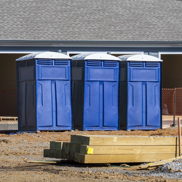 are there any restrictions on where i can place the portable restrooms during my rental period in Liberty